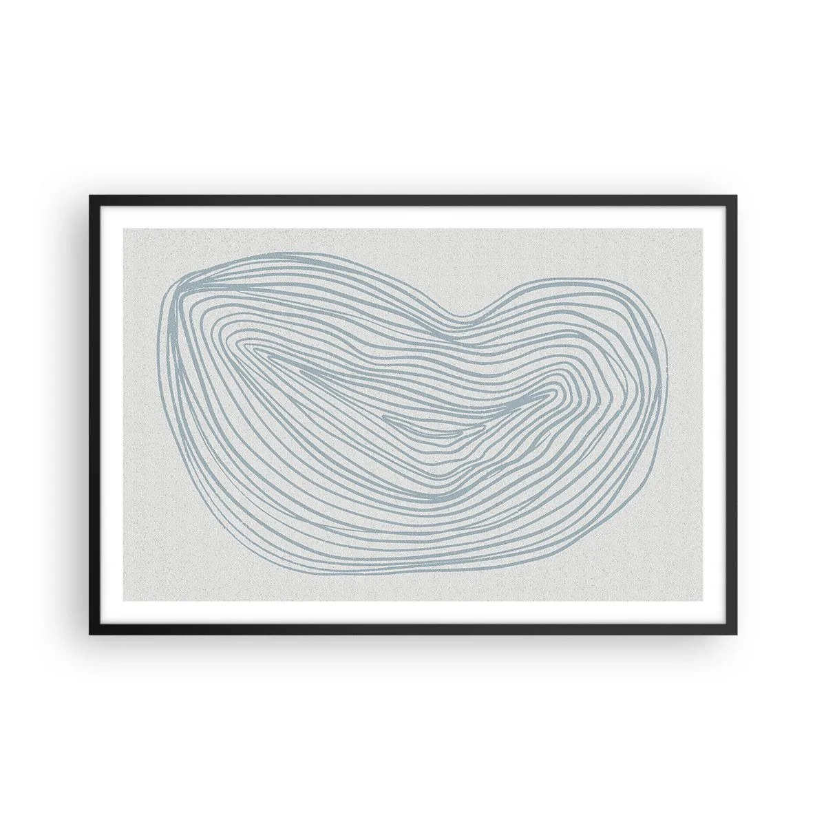 Plakát v černém rámu - Úsměv kapky - 91x61 cm