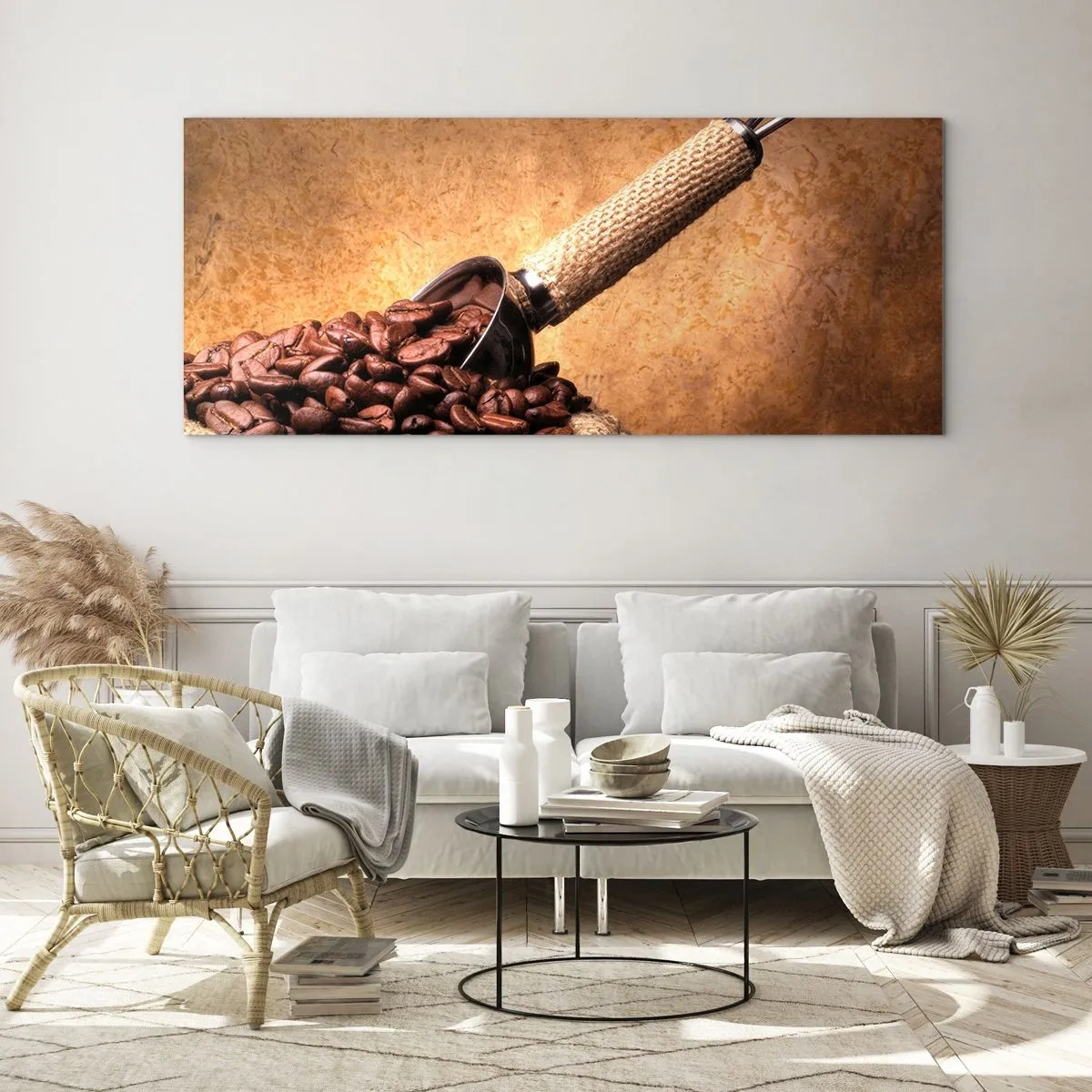 Obraz na skle - U zdroje chuti - 160x50 cm
