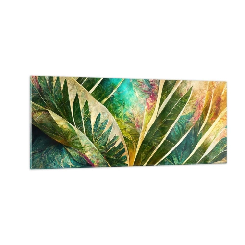 Obraz na skle - Barvy tropů - 100x40 cm