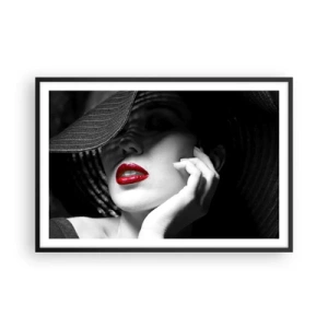 Plakát v černém rámu - Studie v šarlatové - 91x61 cm