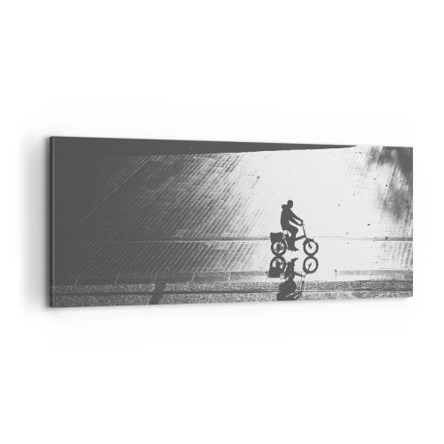 Obraz na plátně - Dopředu, přes město - 100x40 cm