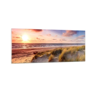 Obraz na skle - Už v létě voní vzduch - 100x40 cm