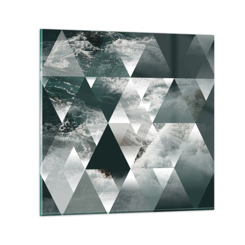 Obraz na skle - Křišťálová perspektiva - 70x70 cm