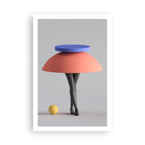 Plakát - Surrealistická kompozice - 61x91 cm