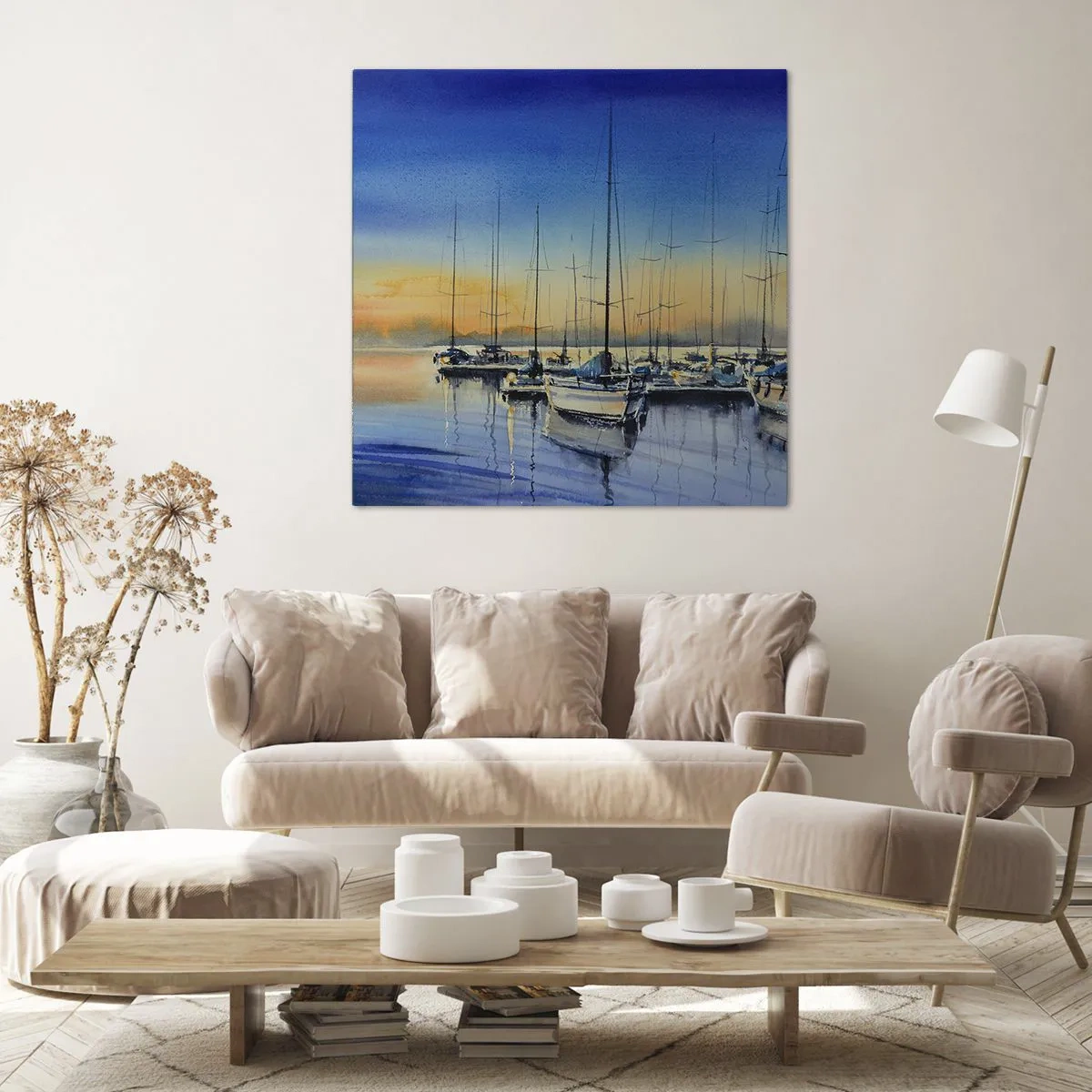 Obraz na plátně - Konec dobrého dne - 50x50 cm