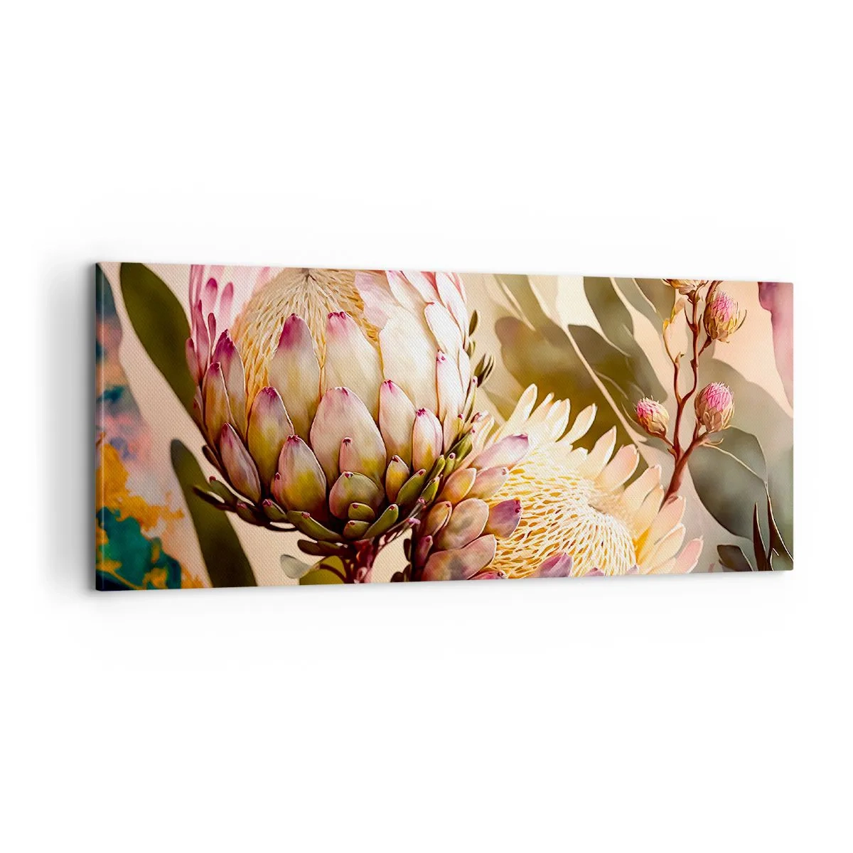 Obraz na plátně - Něžně objaté - 100x40 cm