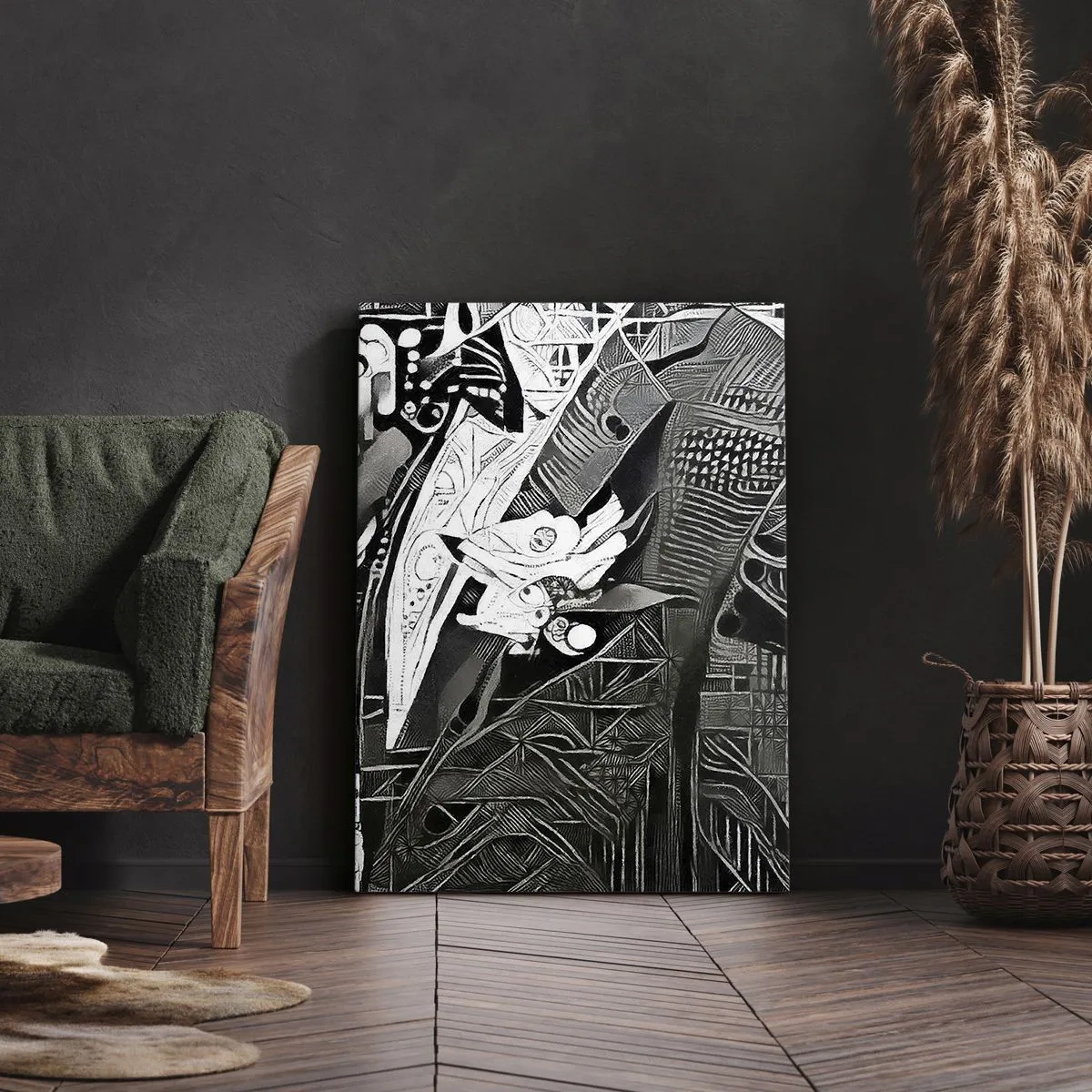 Obraz na plátně - Pouze zdánlivě šedý člověk - 50x70 cm
