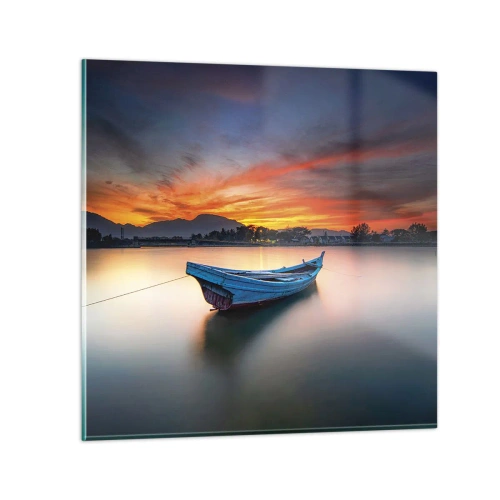 Obraz na skle - Blíží se dobrá noc - 70x70 cm