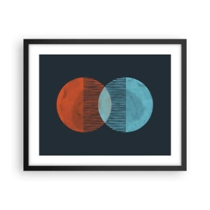 Plakát v černém rámu - Astronomická fantazie - 50x40 cm