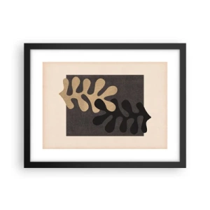 Plakát v černém rámu - Nepřítomnost a doplnění - 40x30 cm