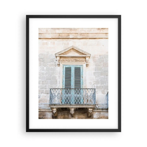 Plakát v černém rámu - Jedinečné kouzlo Itálie - 40x50 cm