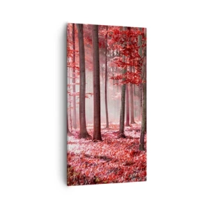 Obraz na plátně - Červená je stejně krásná - 55x100 cm