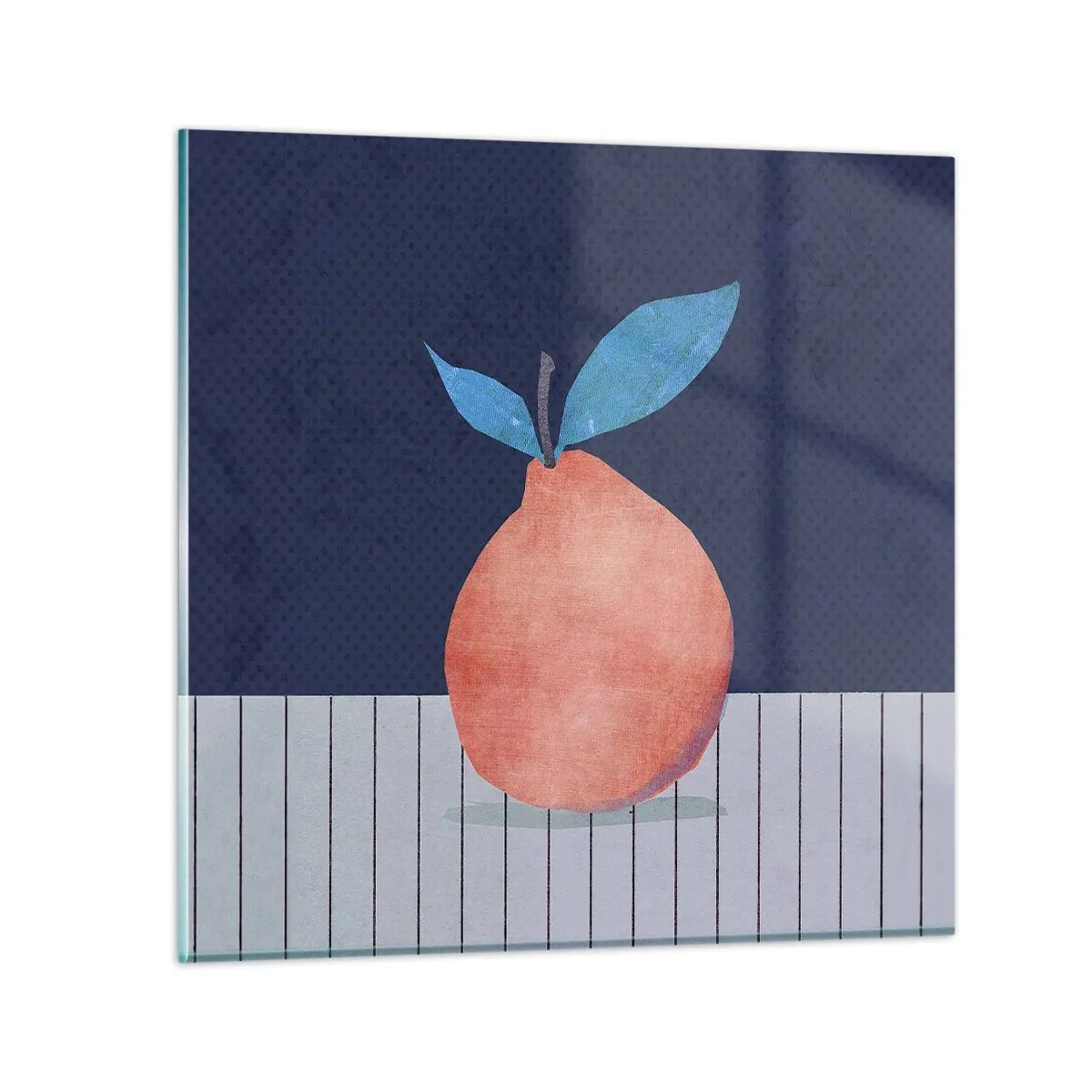 Obraz na skle - Konvexita a rovina - 40x40 cm