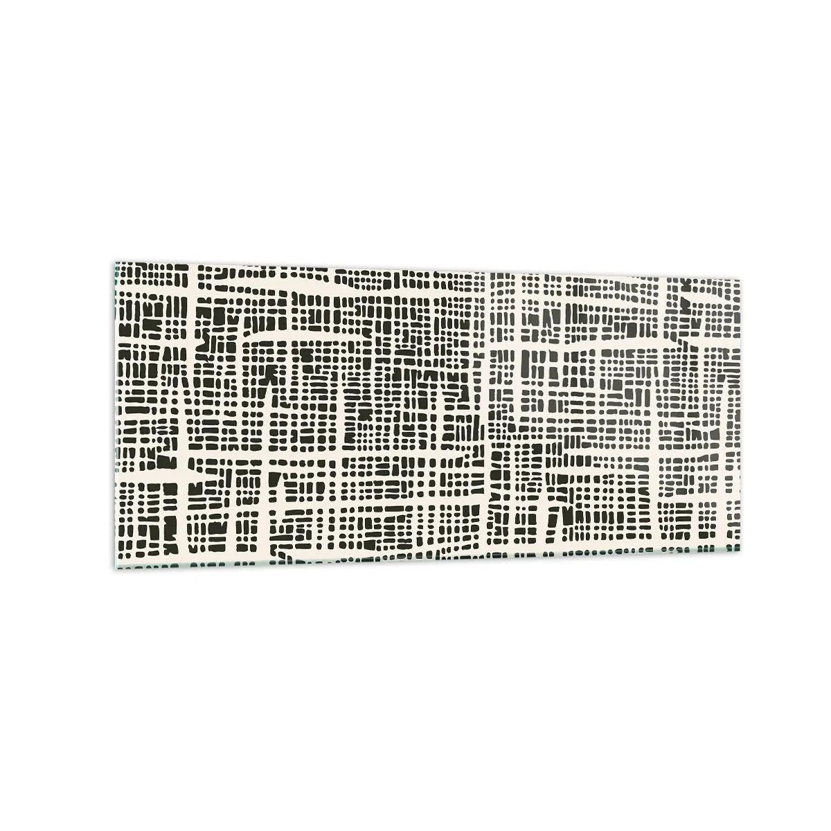 Obraz na skle - Tkaná kompozice - 120x50 cm