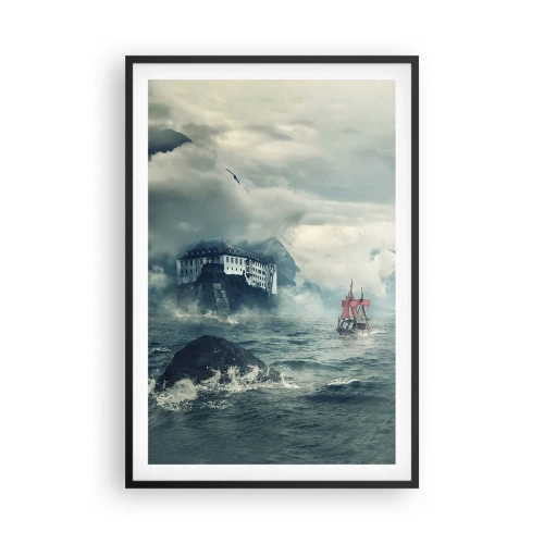 Plakát v černém rámu - V kouzelných vodách - 61x91 cm