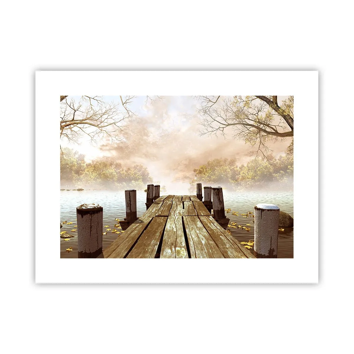 Plakát - Jemný smutek podzimu - 40x30 cm