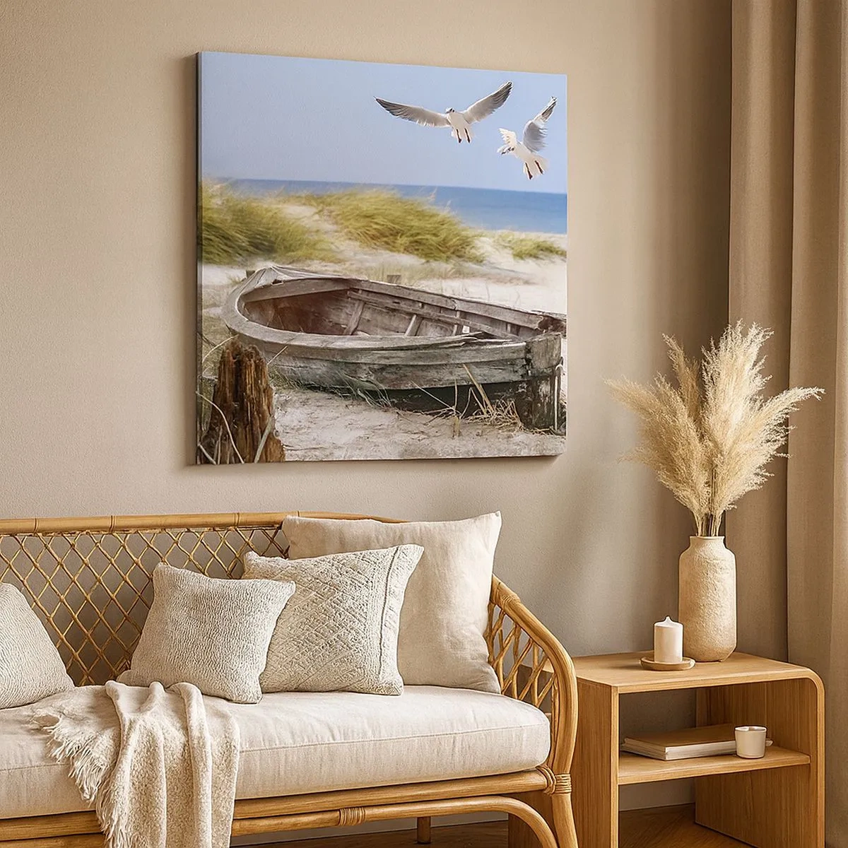 Obraz na plátně - Větrem ozářené - 30x30 cm