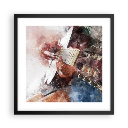 Plakát v černém rámu - Co si o tom myslíš? - 40x40 cm