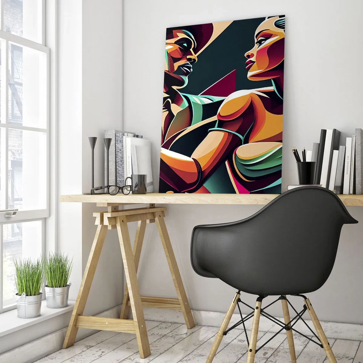 Obraz na skle - V rytmu srdce - 50x70 cm