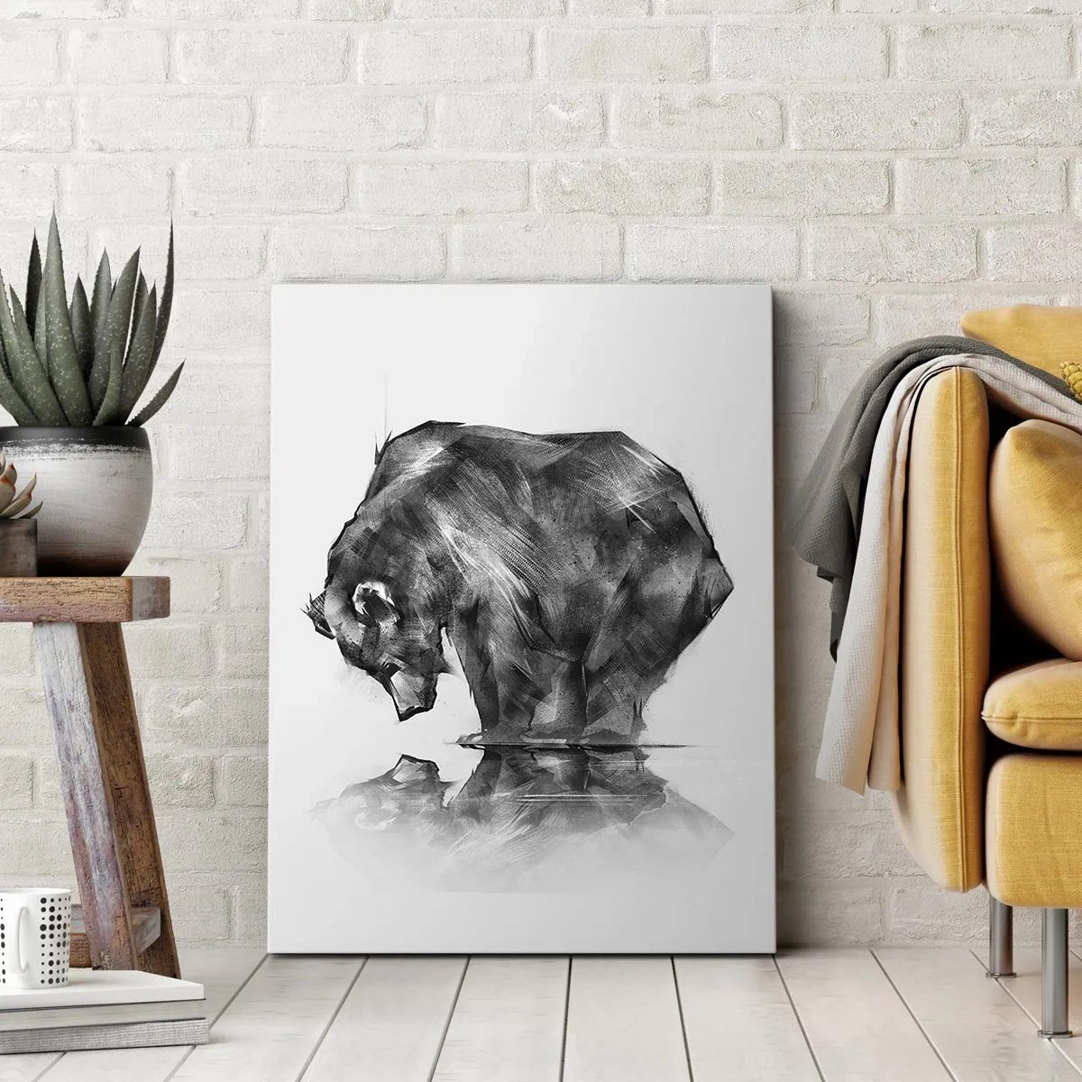 Obraz na plátně - Je příjemné se sekat s někým blízkým - 55x100 cm