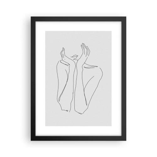 Plakát v černém rámu - O čem sní dívky - 30x40 cm