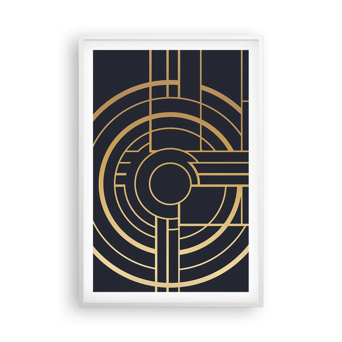 Plakát v bílém rámu - Obraty události - 61x91 cm