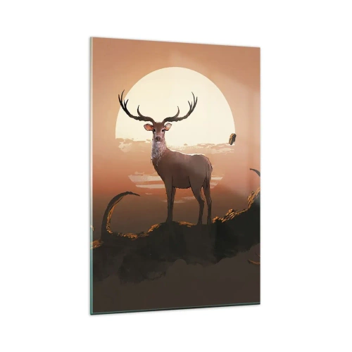 Obraz na skle - Tato noc se nepodobá jiným - 80x120 cm