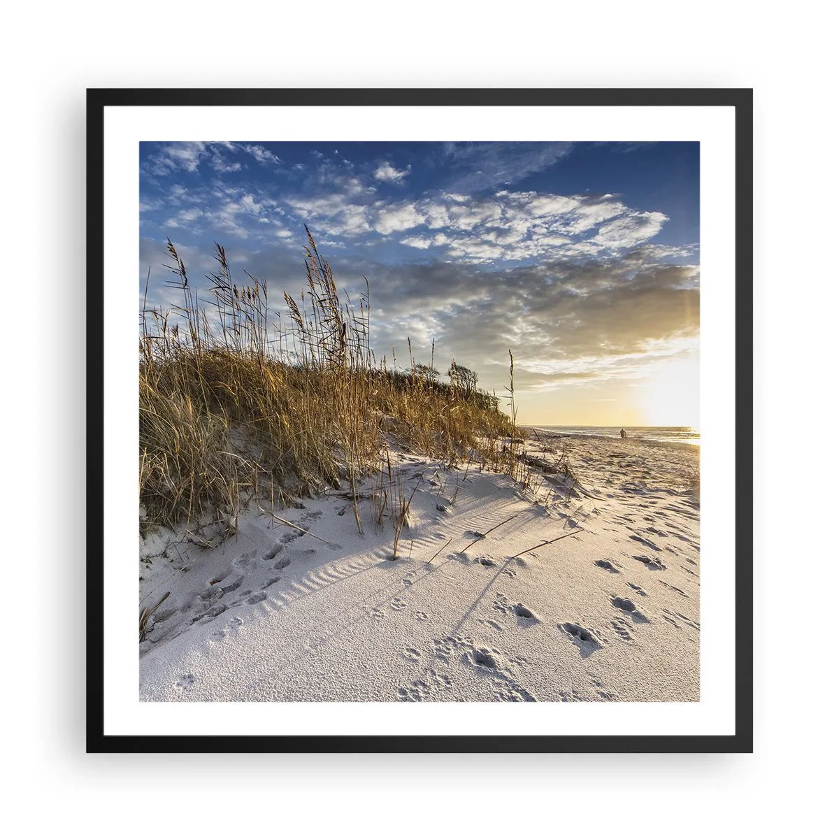 Plakát v černém rámu - Pozvánka na procházku - 60x60 cm