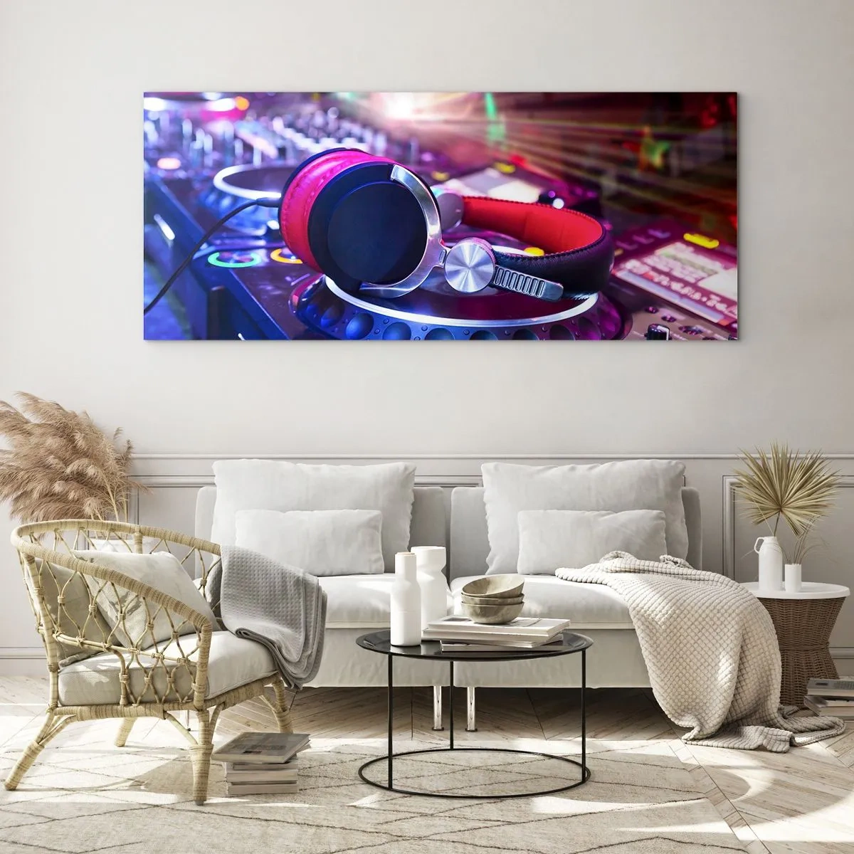 Obraz na skle - Bude, bude se dít - 160x50 cm