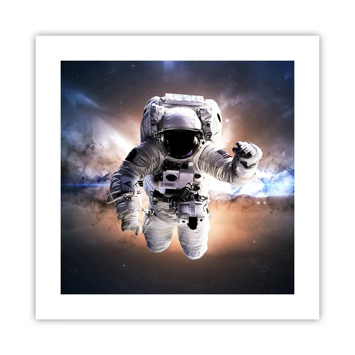 Plakát - Pozdravy z vesmíru - 40x40 cm