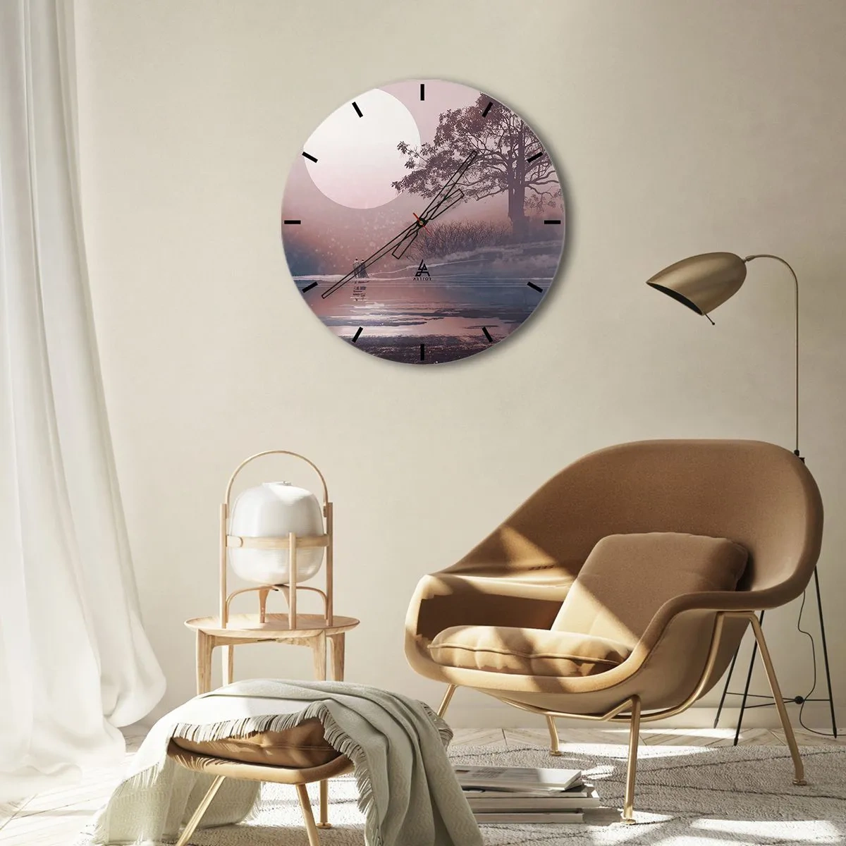 Nástěnné hodiny - Noční zázraky - 40x40 cm