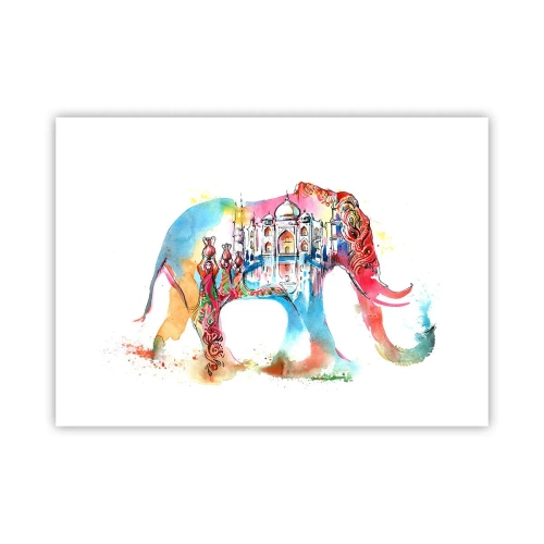 Plakát - Indie - aura lásky - 70x50 cm