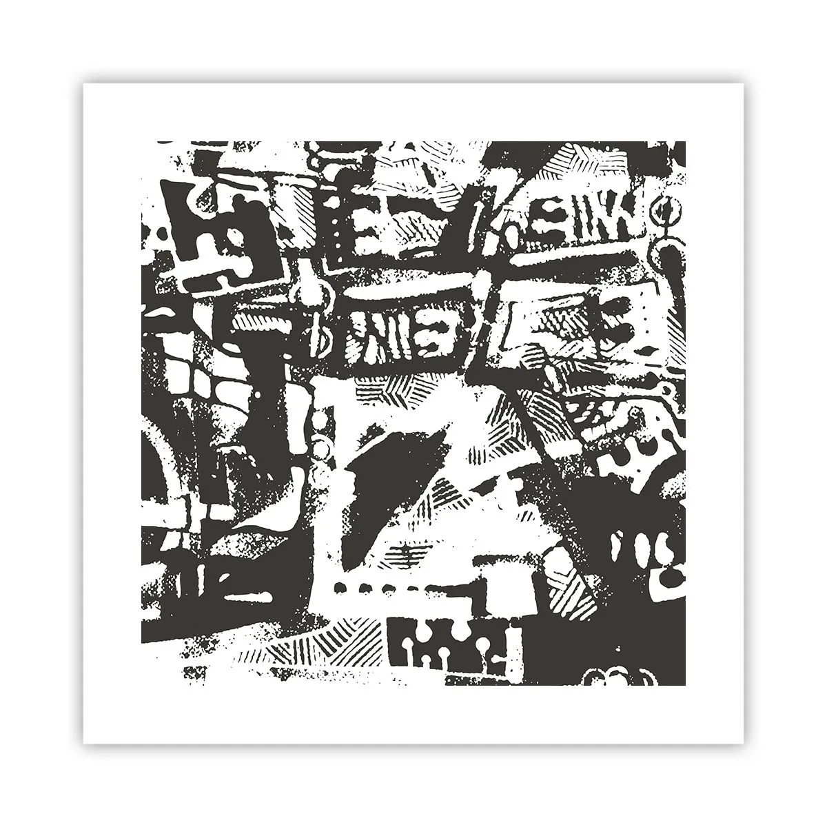 Plakát - Pořádek nebo chaos? - 40x40 cm