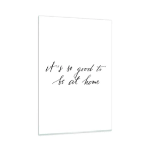 Obraz na skle - Celá pravda - 80x120 cm