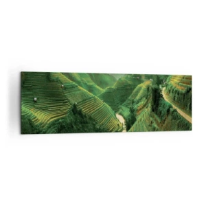 Obraz na plátně - Vietnamské údolí - 160x50 cm