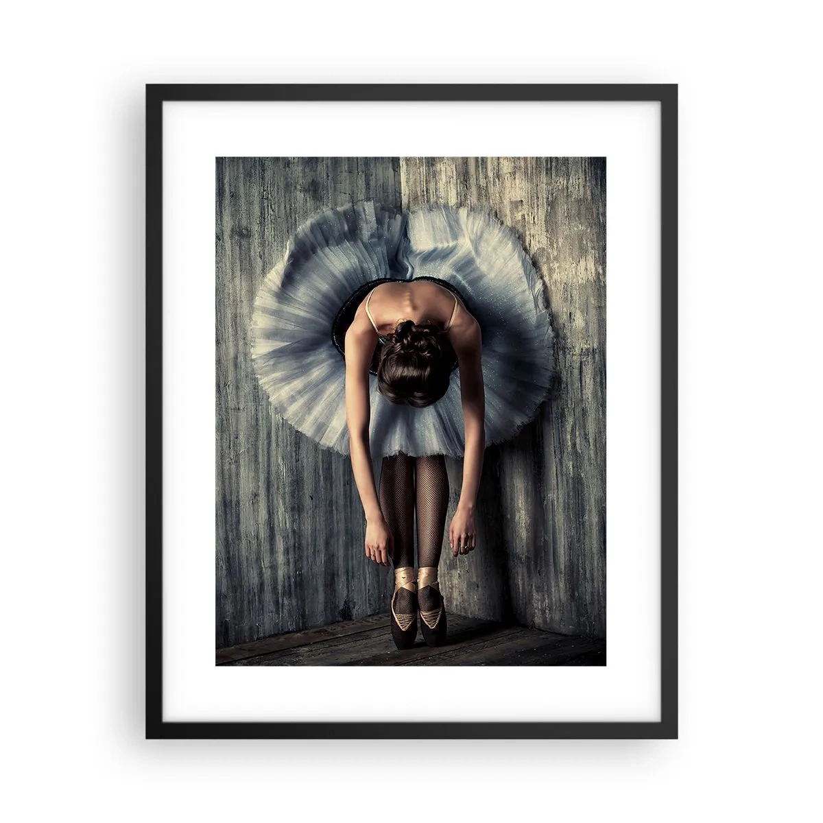 Plakát v černém rámu - Když dohraje hudba - 40x50 cm