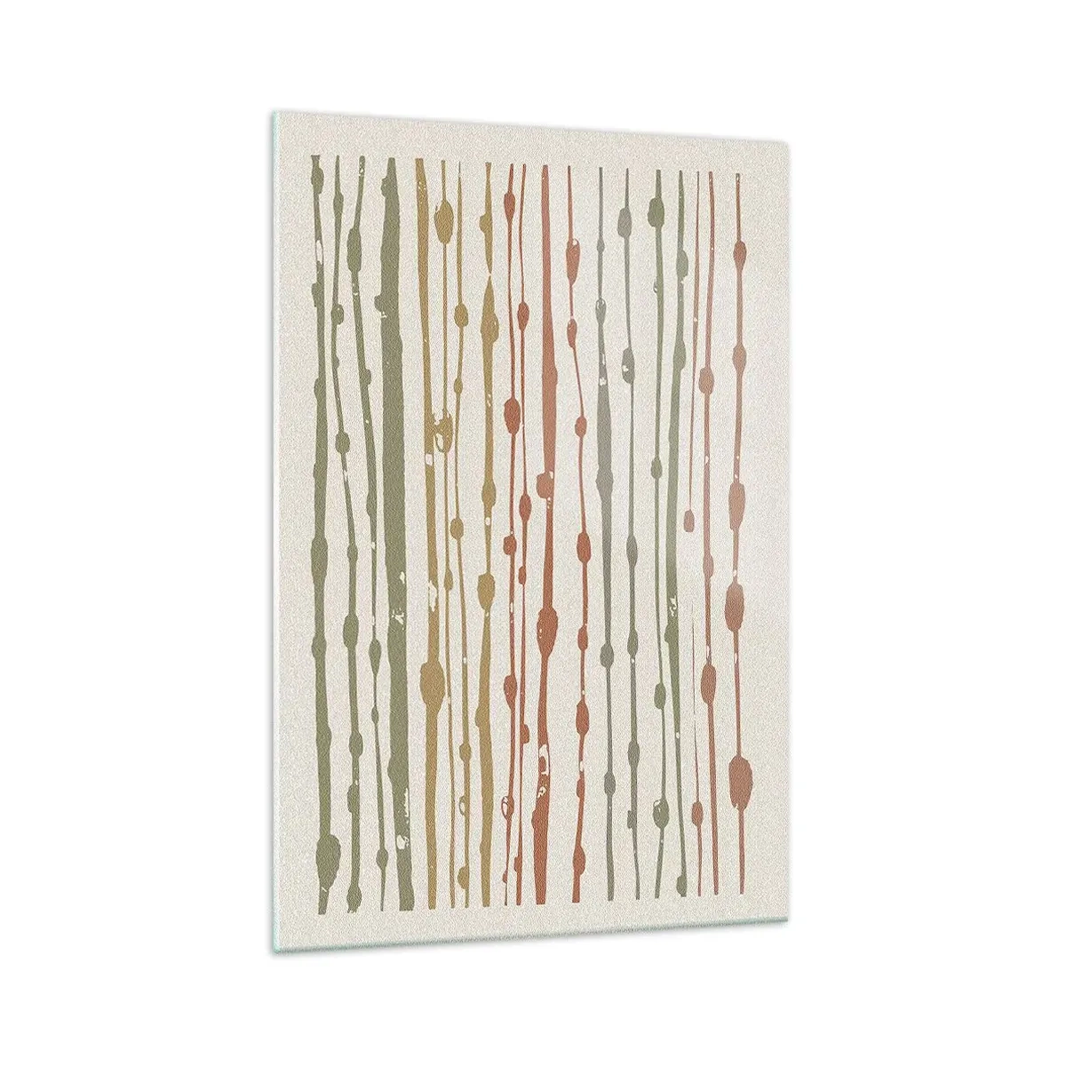 Obraz na skle - Hudební záznam barev - 70x100 cm