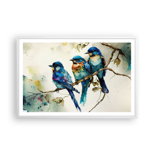 Plakát v bílém rámu - Urazil se? - 91x61 cm