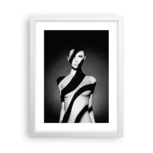 Plakát v bílém rámu - V záři i ve stínu - 30x40 cm