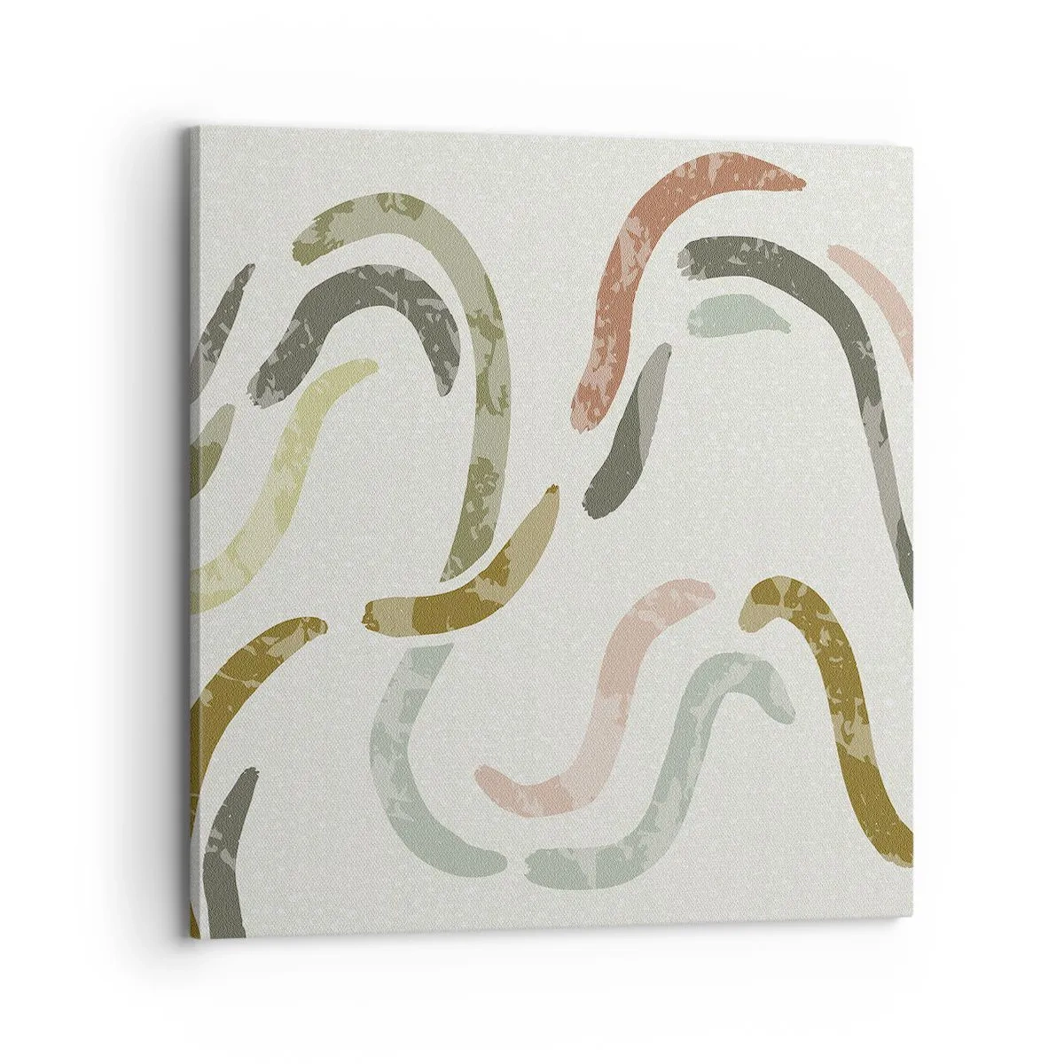 Obraz na plátně - Radostný tanec abstrakce - 70x70 cm