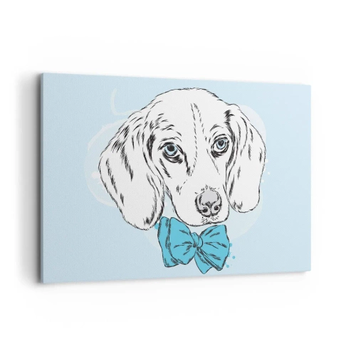 Obraz na plátně - Psí elegance - 120x80 cm