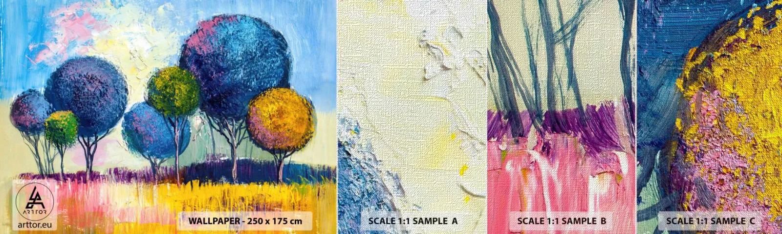 Vzor Fototapety Premium Canvas - Koule - tvar ideálu - Abstrakce, Krajina, Grafika - 100x30 cm