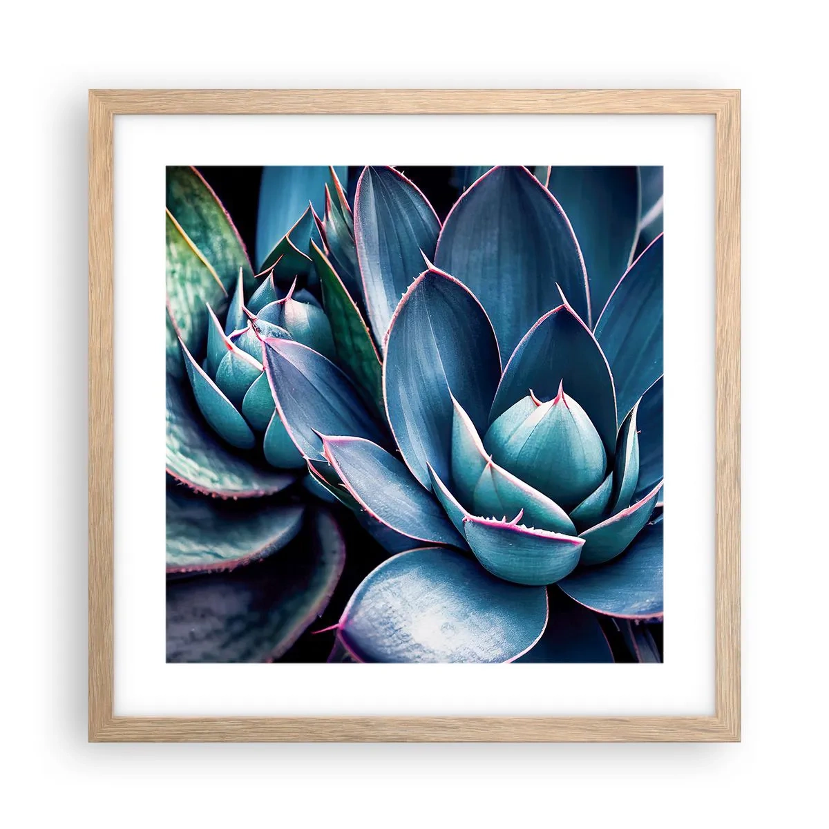 Plakát v rámu světlý dub - Vitální síla - 40x40 cm