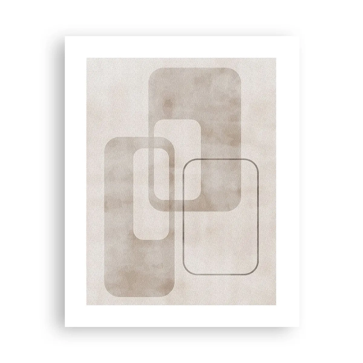 Plakát - Geometrická fuga - 40x50 cm