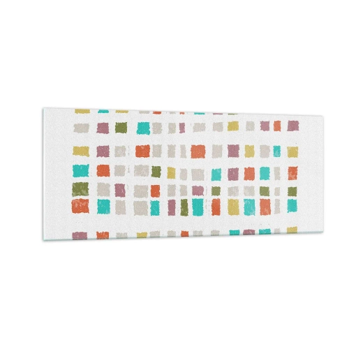 Obraz na skle - Neznámá hra - 100x40 cm