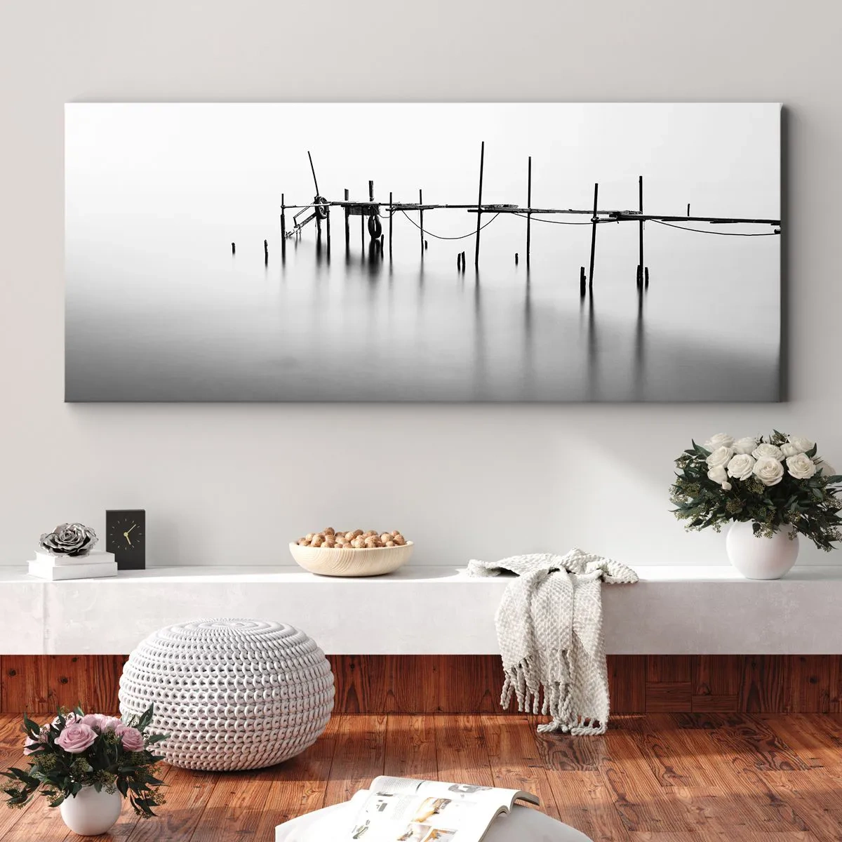 Obraz na plátně - A co když svět není? - 140x50 cm