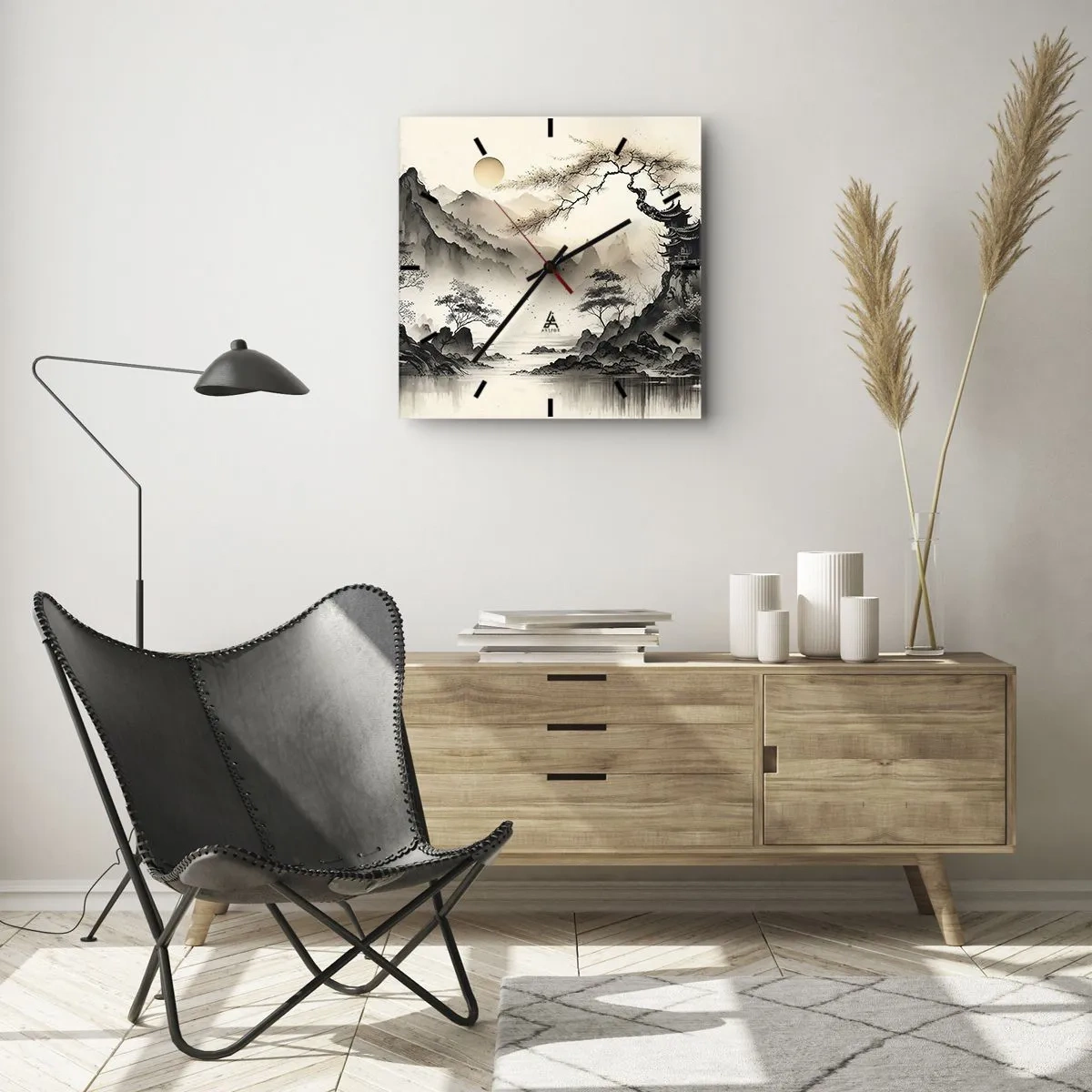 Nástěnné hodiny - Jedinečné kouzlo orientu - 30x30 cm
