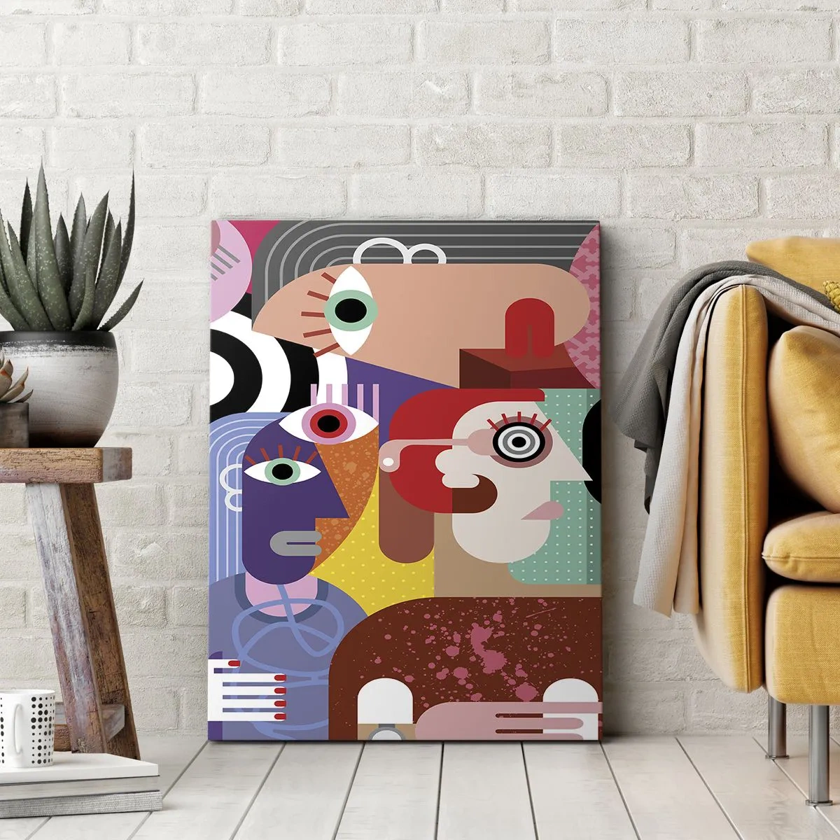 Obraz na plátně - My od pána Picassa - 55x100 cm