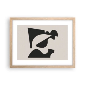 Plakát v rámu světlý dub - K samostatnému ukládání - 40x30 cm