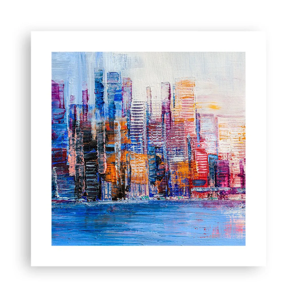 Plakát - Radostná metropole - 40x40 cm